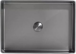 Накладная раковина Gappo GX401-9 51 см оружейная сталь